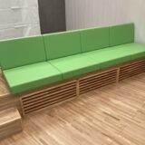 製造工場様のベンチシート新設